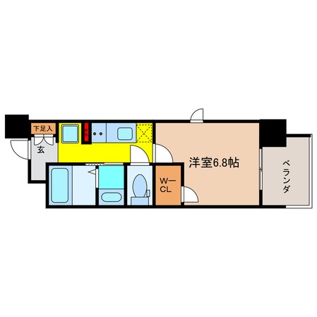 リビオメゾン西天満の物件間取画像